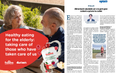 Artículo de Guillermo Mena sobre una alimentación saludable en las personas mayores